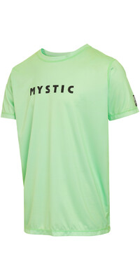 2024 Mystic Da Uomo Star Short Sleeve Quickdry Top 35001.240159 - Lime Green